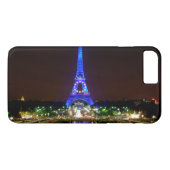 Coques Case-Mate iPhone Tour Eiffel la nuit, Paris (Dos (Horizontal))