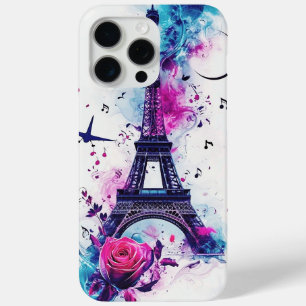 Coque iPhone 15 Pro Max Tour Eiffel & Musique