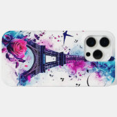 Coques Case-Mate iPhone Tour Eiffel & Musique (Verso (horizontal))