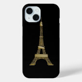 Coques Case-Mate iPhone Tour Eiffel Noir (Verso)
