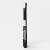 Coques Case-Mate iPhone Tour Eiffel noir et blanc (Dos/Gauche)