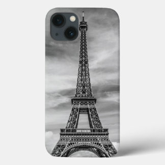 Etui iPhone Case-Mate Tour Eiffel noir et blanc Paris France