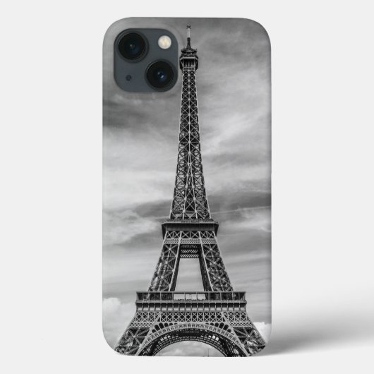 Coques Case-Mate iPhone Tour Eiffel noir et blanc Paris France (Verso)