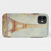 Coques Case-Mate iPhone Tour Eiffel par Georges Seurat (Dos (Horizontal))