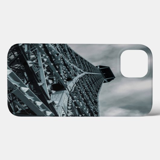 Coques Case-Mate iPhone Tour Eiffel Paris Acier et ciel (Verso (horizontal))