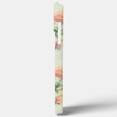 Coques Case-Mate iPhone Tour Eiffel Paris Blush Peach rose Floral (Verso / Gauche)