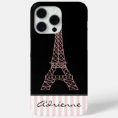 Coques Case-Mate iPhone Tour Eiffel Paris Chic rose (Verso)