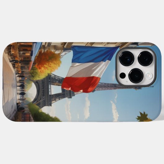 Coques Case-Mate iPhone Tour Eiffel - Paris - France (Verso (horizontal))