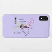 Coques Case-Mate iPhone Tour Eiffel Paris Mode Lite violet (Dos (Horizontal))