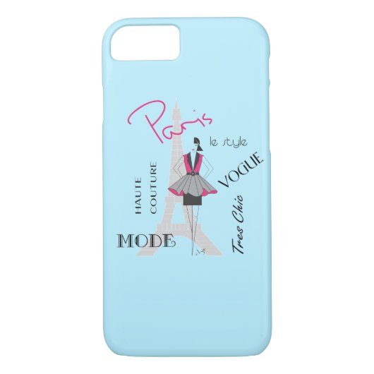 Coques Case-Mate iPhone Tour Eiffel Paris Mode moderne (Dos)