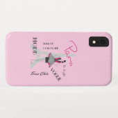 Coques Case-Mate iPhone Tour Eiffel Paris Mode rose (Dos (Horizontal))