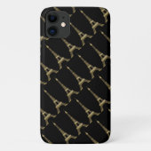 Coques Case-Mate iPhone Tour Eiffel Paris Thème Noir (Dos)