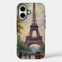 Tour Eiffel Paris Travel Vintage Retro Art
