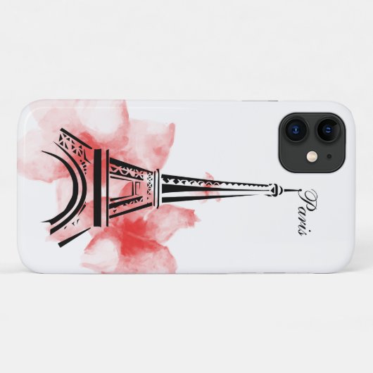 Coques Case-Mate iPhone Tour Eiffel romantique Paris (Dos (Horizontal))