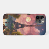 Coques Case-Mate iPhone Tour Eiffel : Une touche de Paris à la main (Dos (Horizontal))