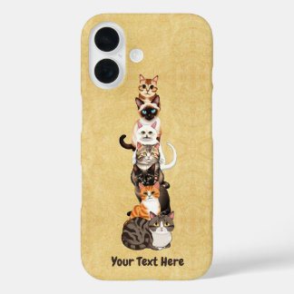 Coques iPhone 16 Tour Feline Cat-Er-Pillar