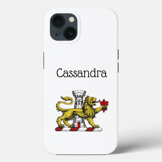 Coques Case-Mate iPhone Tour Lion Fleur de Lis Crest Emblem C (Verso)