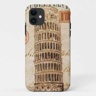 Case-Mate iPhone Case Tour penchée vintage de Pise