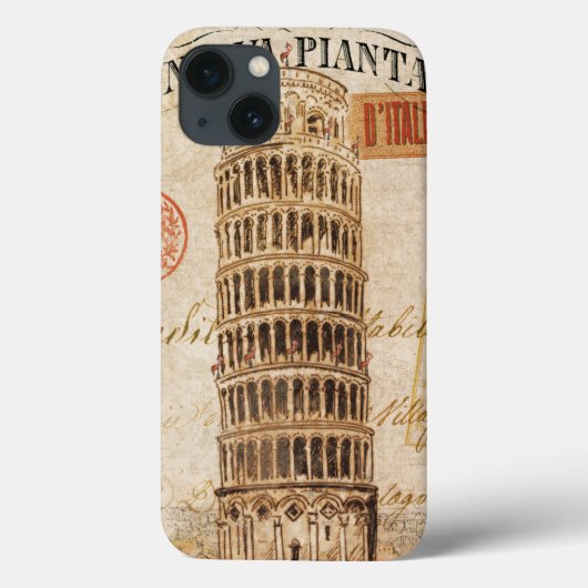Coques Case-Mate iPhone Tour vintage de Pise (Verso)
