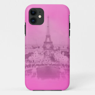 Case-Mate iPhone Case Tour vintage Paris & Eiffel Exposition rose Unique