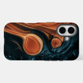 Coques Case-Mate iPhone Tourbillon Abstrait (Verso (horizontal))