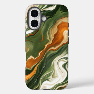 Coques iPhone 16 Tourbillon argenté et violet