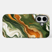 Coques Case-Mate iPhone Tourbillon argenté et violet (Verso (horizontal))