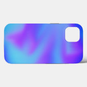 Coques Case-Mate iPhone Tourbillon bleu violet néon psychédélique (Verso (horizontal))