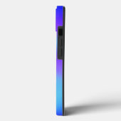 Coques Case-Mate iPhone Tourbillon bleu violet néon psychédélique (Verso / Gauche)