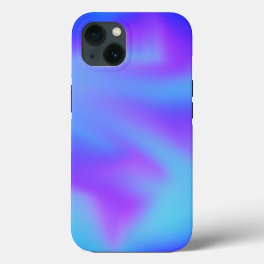 Coques Case-Mate iPhone Tourbillon bleu violet néon psychédélique (Verso)