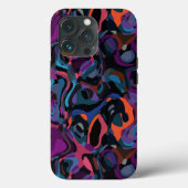 Coques Case-Mate iPhone tourbillon coloré abstrait (Verso)