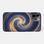 Coques Case-Mate iPhone Tourbillon Cosmique de Lumière Dorée (Dos (Horizontal))
