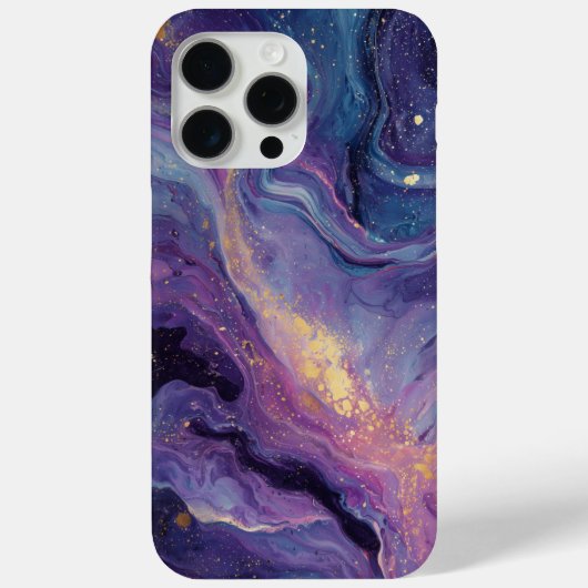 Coques Case-Mate iPhone Tourbillon d'améthyste céleste (Verso)