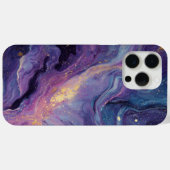 Coques Case-Mate iPhone Tourbillon d'améthyste céleste (Verso (horizontal))
