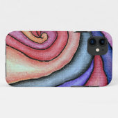 Coques Case-Mate iPhone Tourbillon d'aquarelle (Dos (Horizontal))