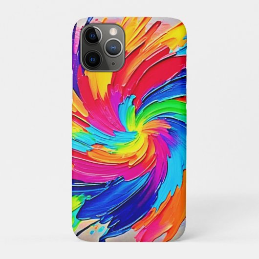 Coques Case-Mate iPhone Tourbillon de couleurs : Art Abstrait (Dos)