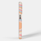 Coques Case-Mate iPhone Tourbillon de liquide abstrait moderne Peach Fuzz (Verso / Droite)