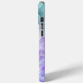 Coques Case-Mate iPhone Tourbillon de nuage bleu et violet (Verso / Gauche)