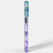 Coques Case-Mate iPhone Tourbillon de nuage bleu et violet (Verso / Droite)
