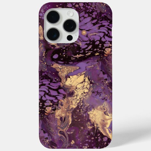 Coques Case-Mate iPhone tourbillon d'encre d'or iris : (Verso)