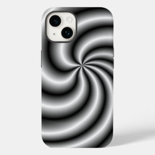 Coque Pour iPhone 14 Tourbillon en acier inoxydable