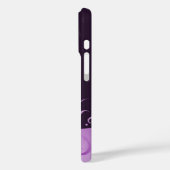 Coques Case-Mate iPhone Tourbillon floral pourpre (Verso / Gauche)