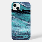 Coques Case-Mate iPhone Tourbillon noir vert (Verso)