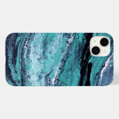 Coques Case-Mate iPhone Tourbillon noir vert (Verso (horizontal))