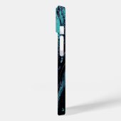 Coques Case-Mate iPhone Tourbillon Noir Vert (Verso / Gauche)