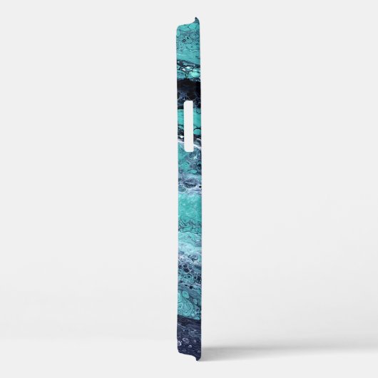 Coques Case-Mate iPhone Tourbillon noir vert (Verso / Droite)