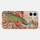 Coques Case-Mate iPhone Tourbillon rose rouge or (Verso (horizontal))