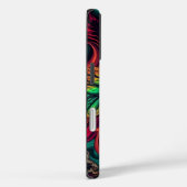 Coques Case-Mate iPhone Tourbillon Tropical Feuille Abstraite (Verso / Droite)