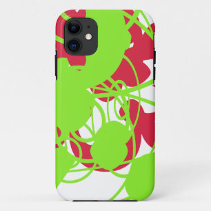 Coque iPhone 11 Tourbillon vert