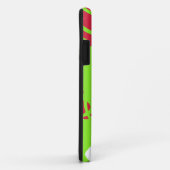 Coques Case-Mate iPhone Tourbillon vert (Dos/Droite)